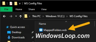 Cara membuat folder kongsi dalam Kotak Pasir Windows