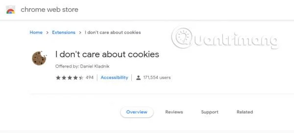 Cara menyembunyikan notis Terima Kuki daripada tapak web
