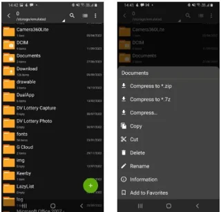Cara membuat fail ZIP pada Android
