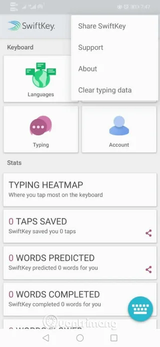 Bagaimana untuk memadam sejarah papan kekunci pada Android