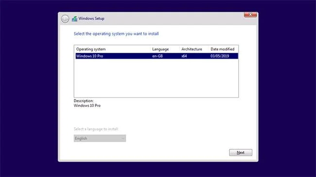 Cara memasang Windows 10 melalui rangkaian