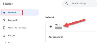 Chromebookta WiFi ağı nasıl unutulur / silinir