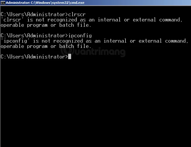 Instructies voor het oplossen van de fout "niet herkend als een intern of extern commando" bij gebruik van CMD in Windows