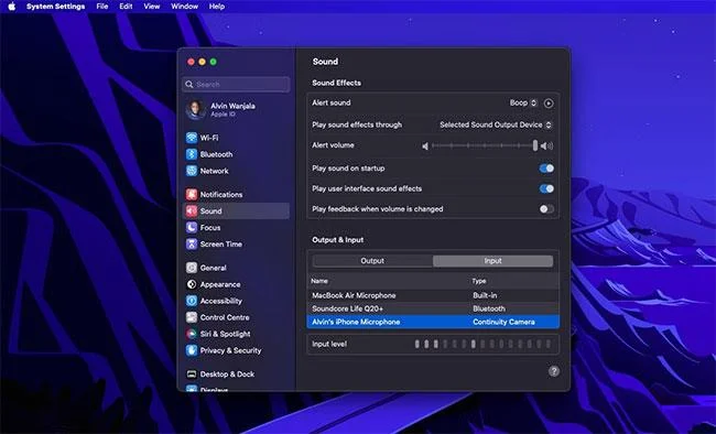 Cara menggunakan iPhone sebagai mikrofon luaran untuk Mac