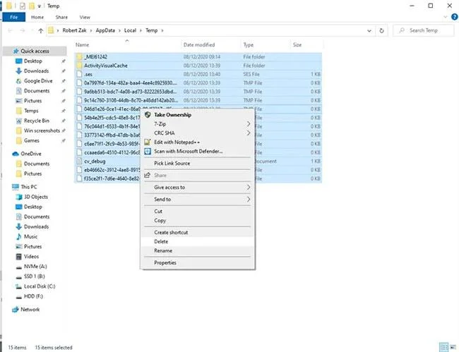 Bagaimana untuk membersihkan dan memulihkan ruang pada pemacu Windows C