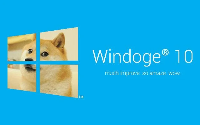 Doge Windows duvar kağıdı, Doge Windows 11 meme, Doge duvar kağıdı
