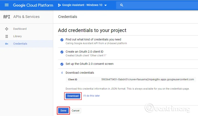Cara memasang pembantu maya Google Assistant pada komputer Windows