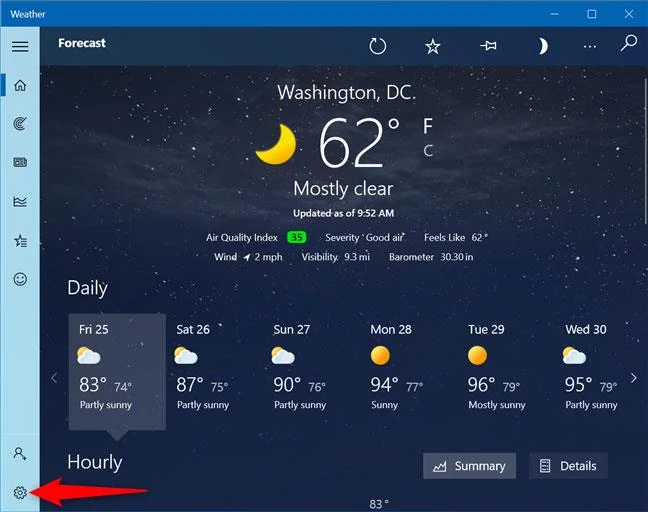 6 perkara yang boleh anda lakukan dengan apl Cuaca pada Windows 10