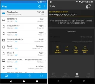 Cari semua peranti yang disambungkan ke rangkaian anda pada telefon anda dengan mudah