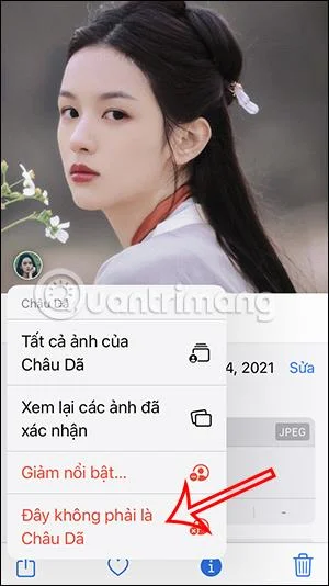 Cara menambah wajah pada foto pada iPhone