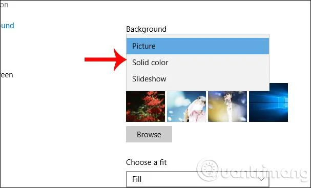 Bagaimana untuk menukar kertas dinding komputer Windows 10