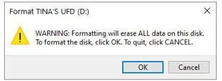 Datenlöschung nach USB-Formatierung