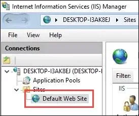 Windows 10'da IIS'de bir web sitesi yükleyin ve kurun