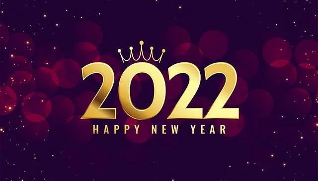 Kertas dinding tahun baru 2022 untuk komputer, selamat tahun baru 2022 foto komputer riba