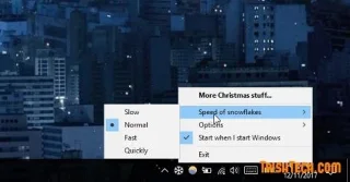 Créer un effet de chute de neige lors du déplacement de la souris sous Windows