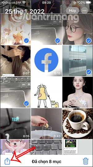 Bagaimana untuk membuat tayangan slaid pada iPhone