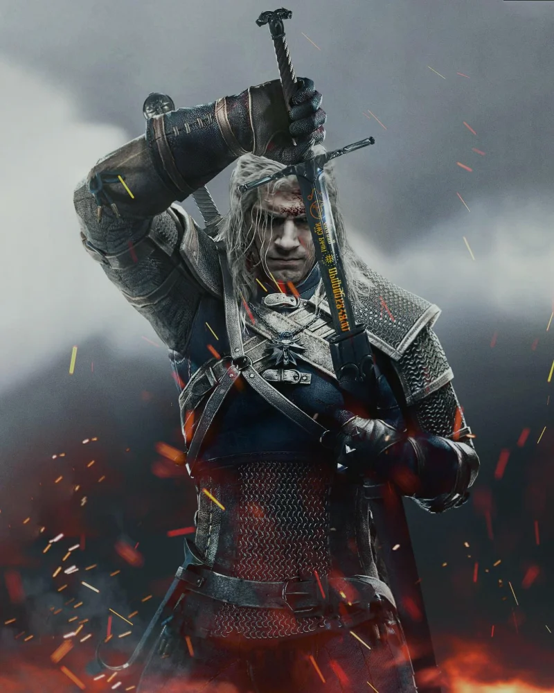 Kertas dinding The Witcher untuk telefon, kertas dinding The Witcher untuk telefon