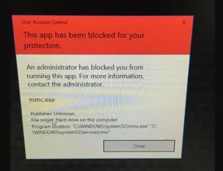 Windows 10da koruma hatası nedeniyle engellenen Mmc.exe nasıl düzeltilir?