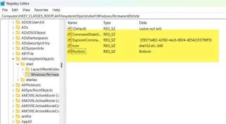 Hoe u de optie Permanent verwijderen kunt toevoegen aan het contextmenu van Windows 11/10