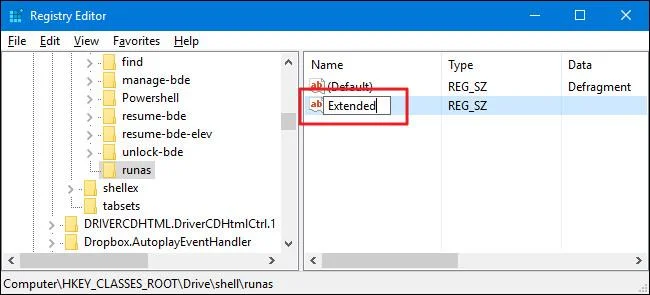 Tambah pilihan Defragment pada menu apabila mengklik kanan pemacu pada Windows
