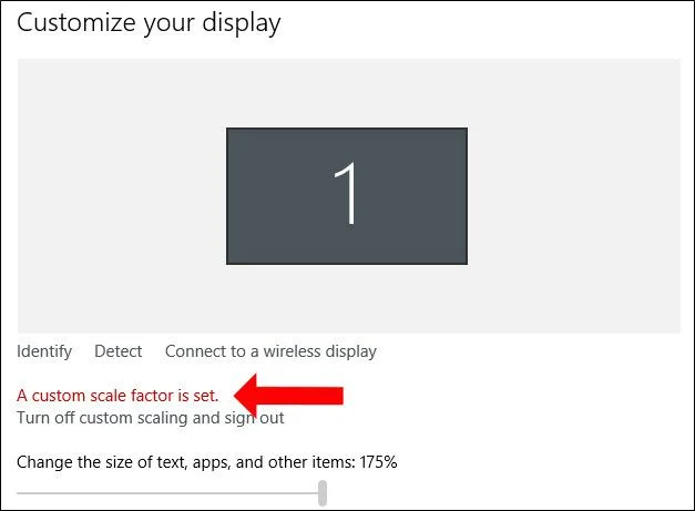 Hoe u de Custom Scale Factor Is Set-fout in Windows 10 kunt oplossen Hoe u de Custom Scale Factor Is Set-fout in Windows 10 kunt oplossen
