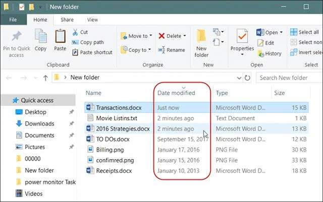 Windows 10 Dosya Gezgini'nde Dostluk Tarihleri ​​nasıl etkinleştirilir