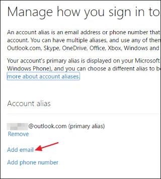Comment changer l'adresse e-mail principale d'un compte Microsoft