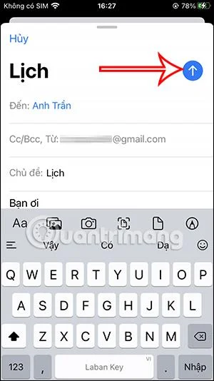 Cara memanggil semula e-mel yang dihantar pada iOS 16