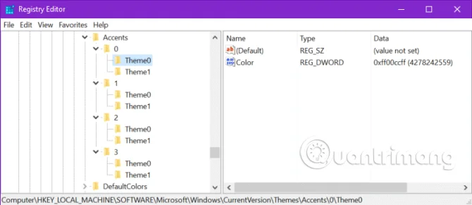 Bagaimana untuk menambah warna pada Windows 10