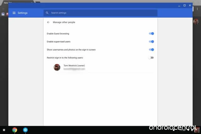 Istruzioni per la configurazione di un nuovo Chromebook