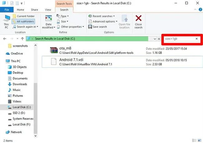Bagaimana untuk membersihkan dan memulihkan ruang pada pemacu Windows C