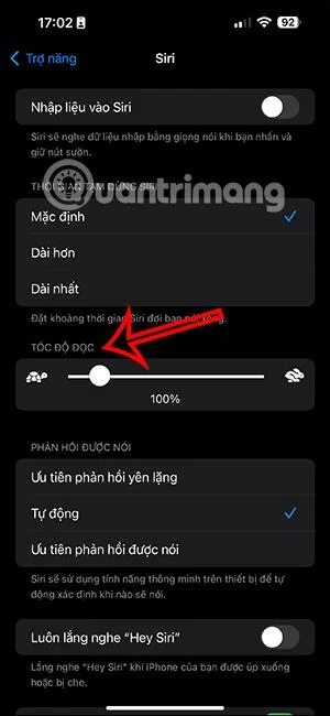 Bagaimana untuk melaraskan kelajuan bercakap iPhone Siri