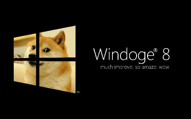 Doge Windows duvar kağıdı, Doge Windows 11 meme, Doge duvar kağıdı