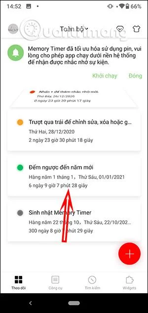 メモリタイマーを使用して携帯電話で時間をカウントダウンする方法