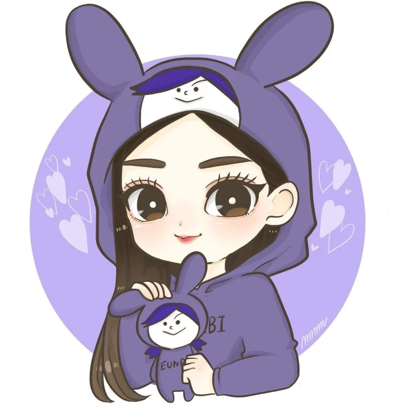 Awatar Chibi, uroczy awatar, piękny awatar Chibi
