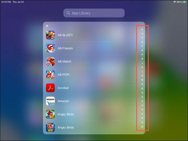 Cara menggunakan Pustaka Apl pada iPad