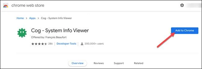 Arahan untuk melihat maklumat CPU Chromebook