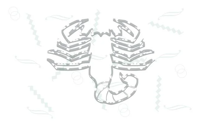 Kertas dinding super comel tanda zodiak: Scorpio, Shen Nong, Thien Yet, Thien Hat
