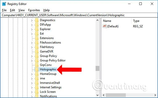 Registry Path ใน Windows 10