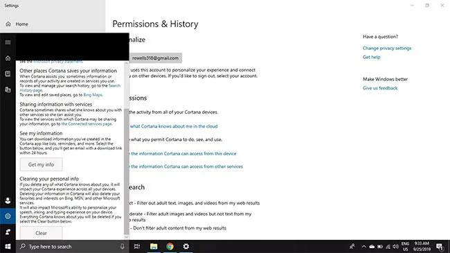 Matikan Cortana pada Windows 10