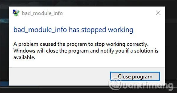Hoe u de Bad_Module_Info-fout op Windows 10 kunt oplossen