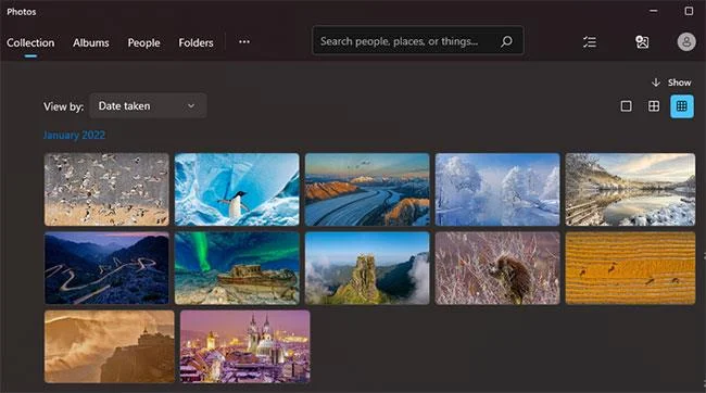 Arahan untuk menukar kertas dinding pada Windows 11