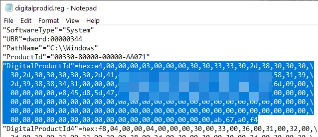 Tidak perlu memasang sebarang perisian, berikut ialah cara untuk mencari Kunci Produk Windows anda