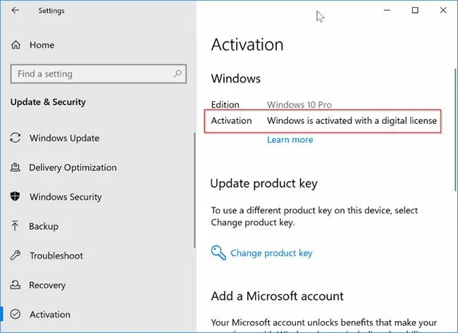 Come scollegare la licenza di Windows 10 dall'account Microsoft