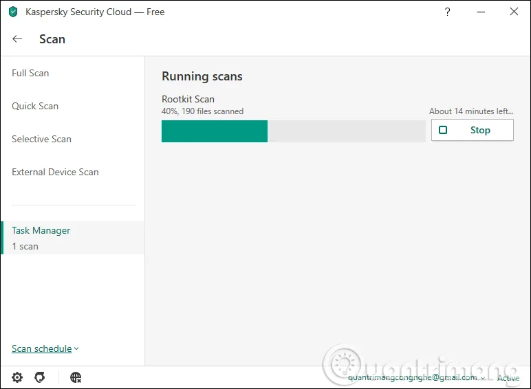 Cara menggunakan Kaspersky Security Cloud untuk membuang virus pada komputer anda