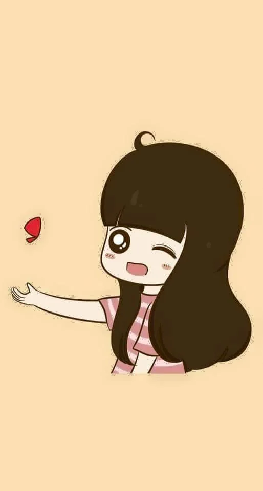 Kertas dinding pasangan yang sangat comel untuk telefon