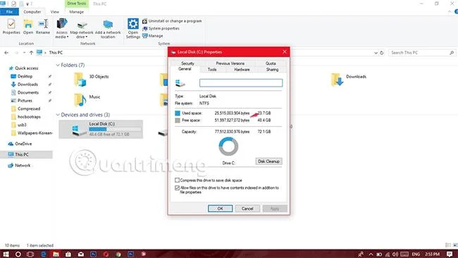 Windows'un yavaşlamasını önlemek için disk alanında uyarı sınırlarını ayarlama talimatları