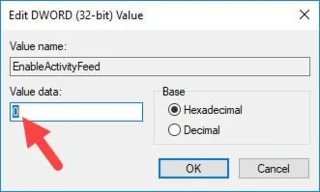 Bagaimana untuk mematikan ciri Garis Masa pada Windows 10