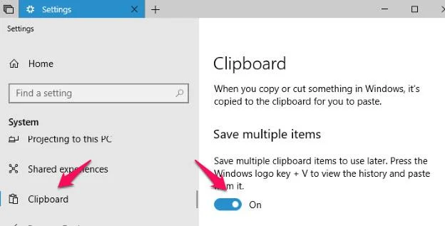Windows 10 でクリップボード履歴を使用する方法
