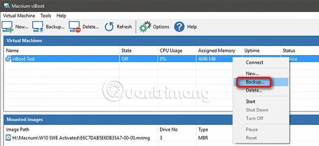Cara mencipta mesin maya Hyper-V menggunakan Macrium Reflect System Image